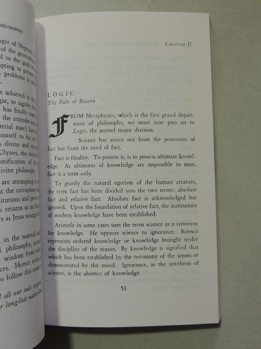 First Principles of Philosophy- Manly P. Hall   Pub1963, 4th printing
