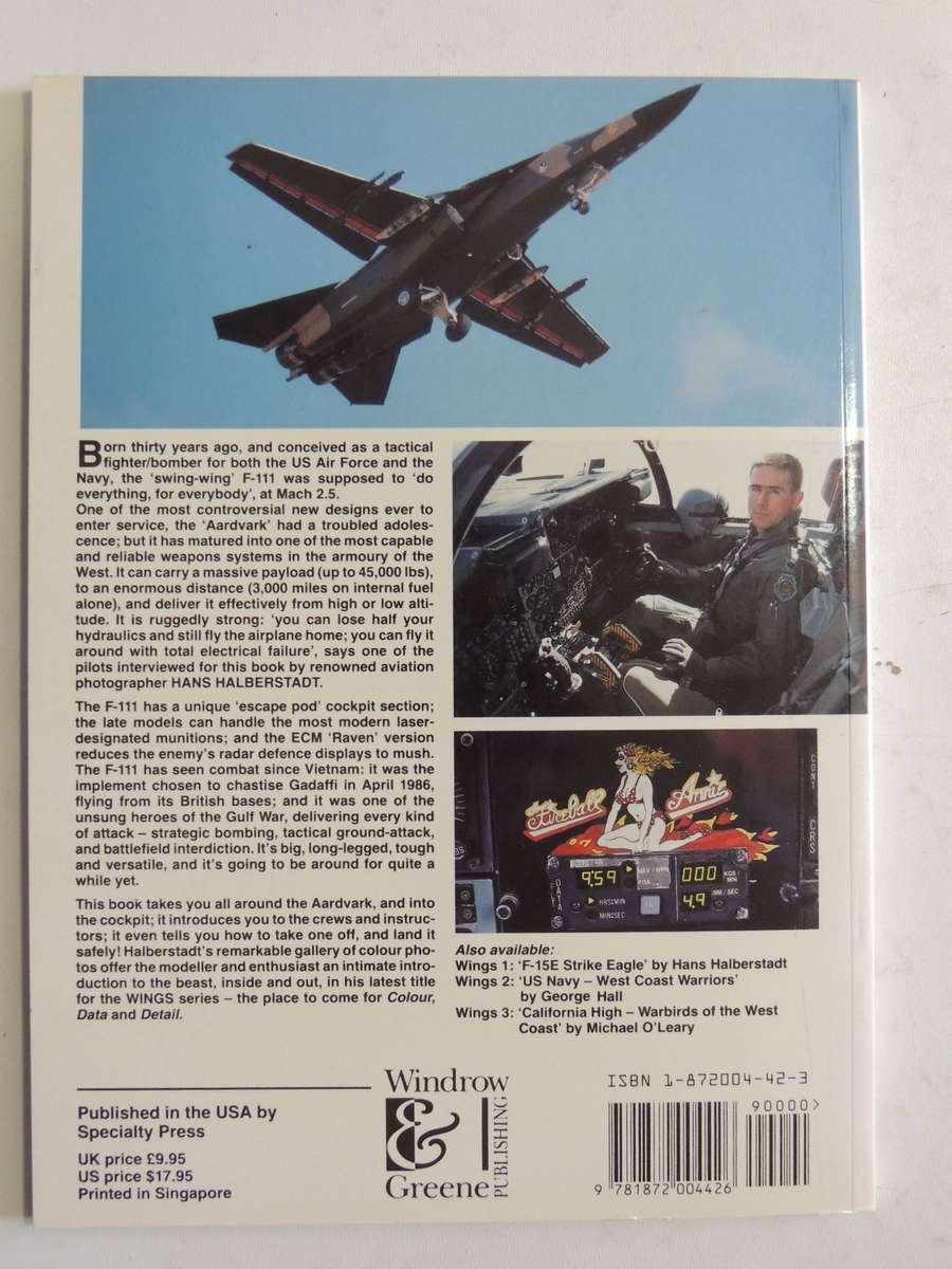 Wings No. 4: F-111 Aardvark- Hans Halberstadt