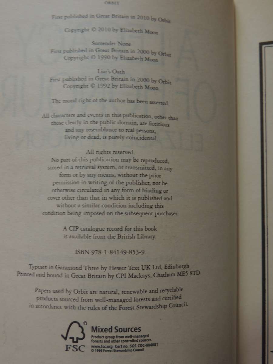 A Legacy of Honour - Elizabeth Moon