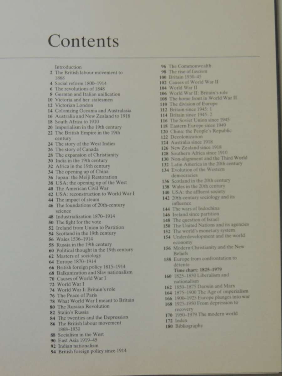 The Illustrated Reference Book Of Modern History- ed James Mitchell