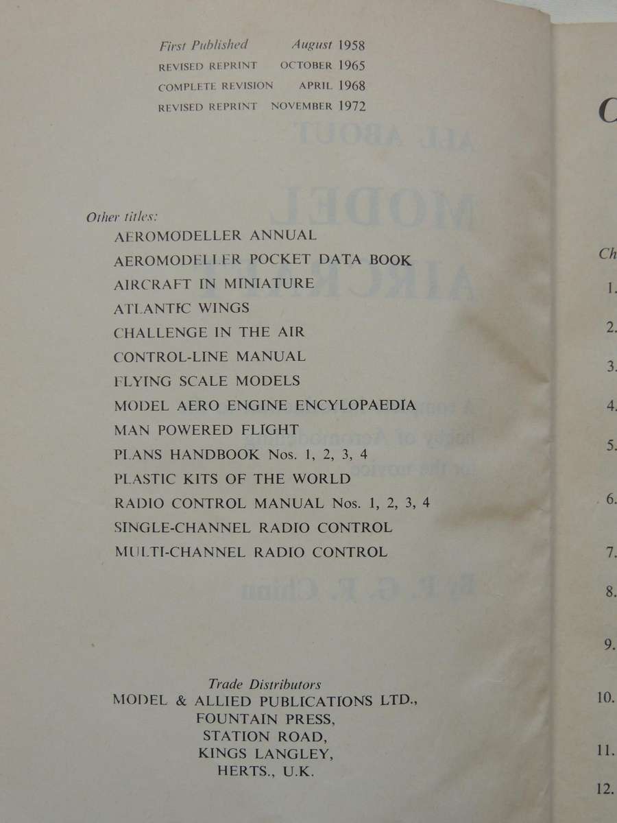 All About Model AircraftPeter Chinn