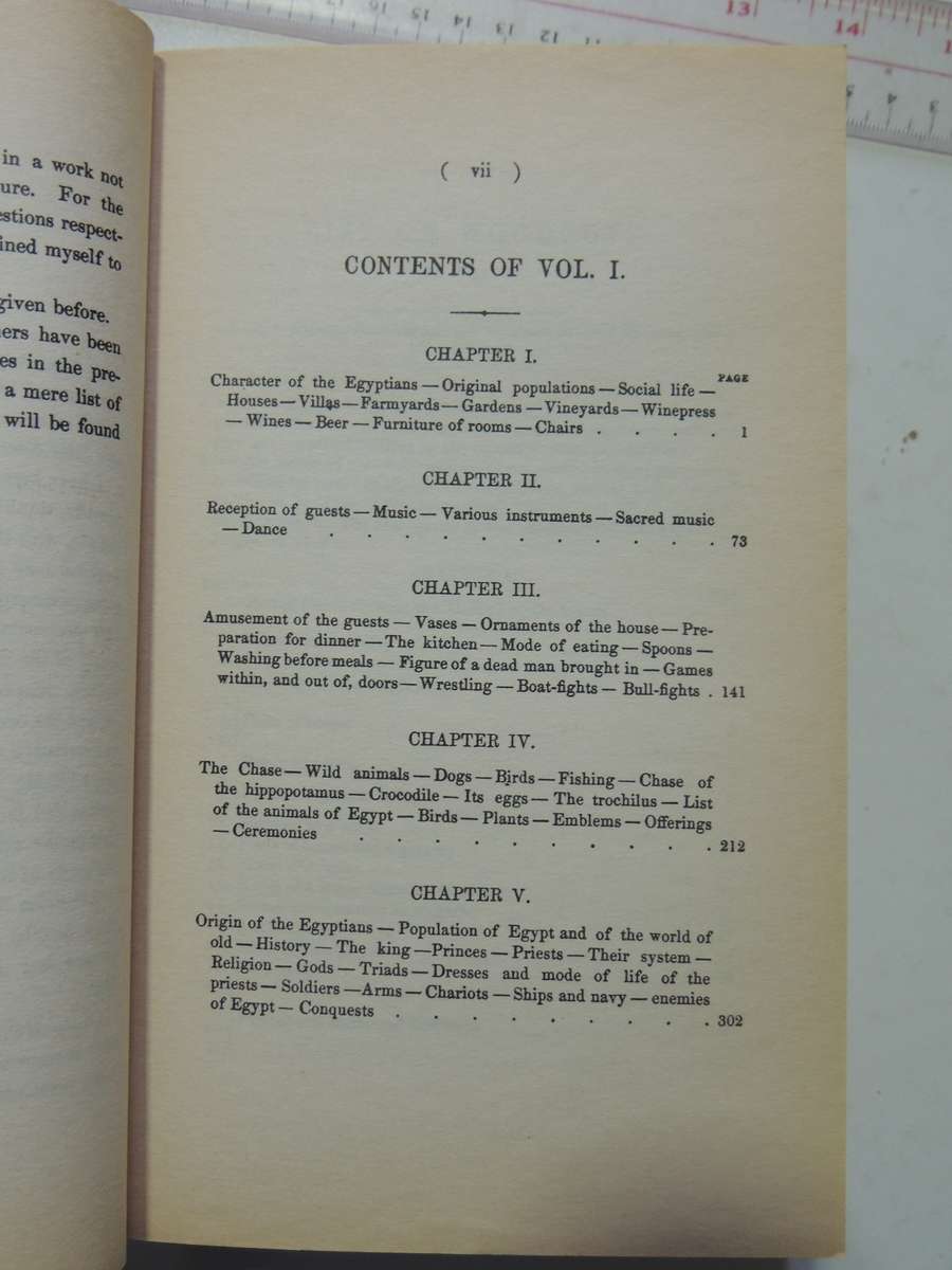 The Ancient Egyptians: Their Life And Customs - J. Gardener Wilkinson   2 Volume Set-