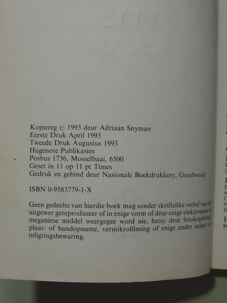 Stem Van n Profeet - Adriaan Snyman