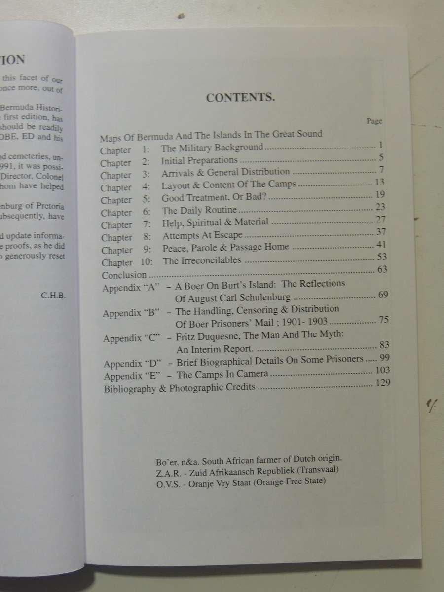 Boer Prisoners Of War In Bermuda (3rd Revised Edition) - Colin Benbow