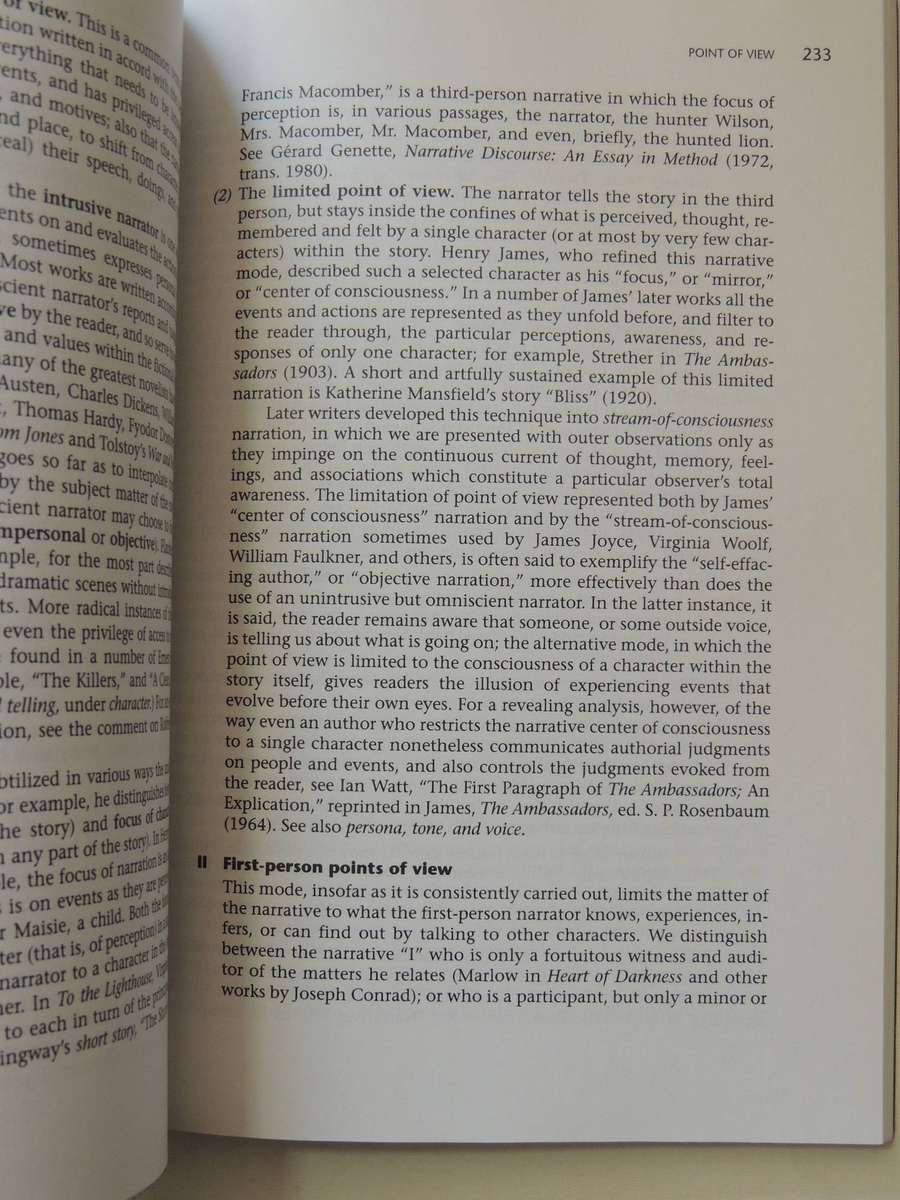 A Glossary Of Literary Terms (7th Edition 1999) - M.H. Abrams