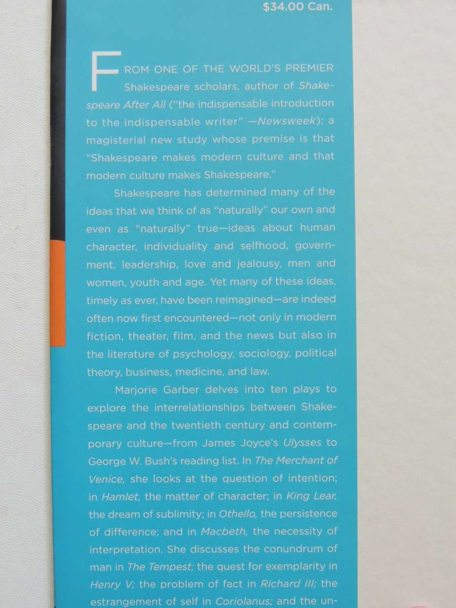 Shakespeare And Modern Culture- Marjorie Garber