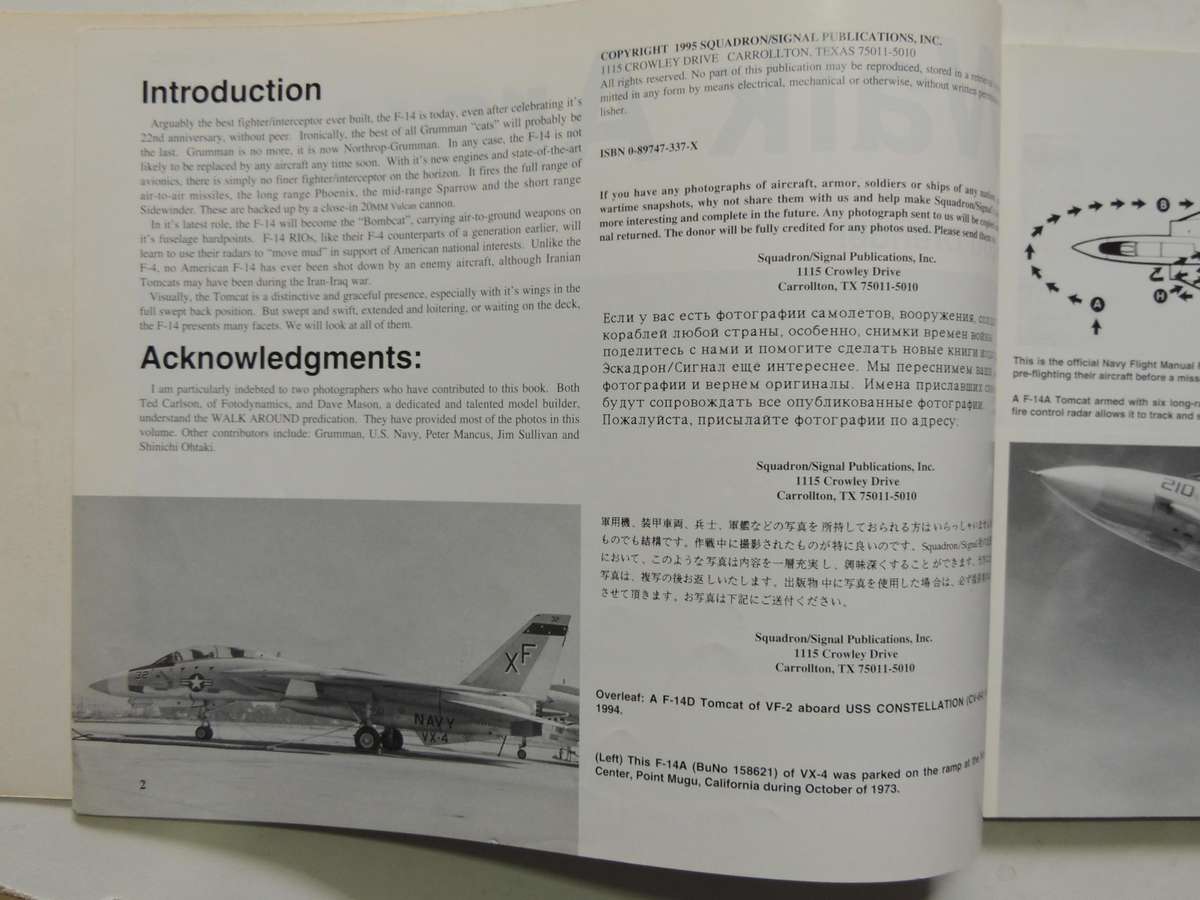 Squadron / Signal Publications Walk Around No. 3: F-14 Tomcat Walk Around - Lou Drendel