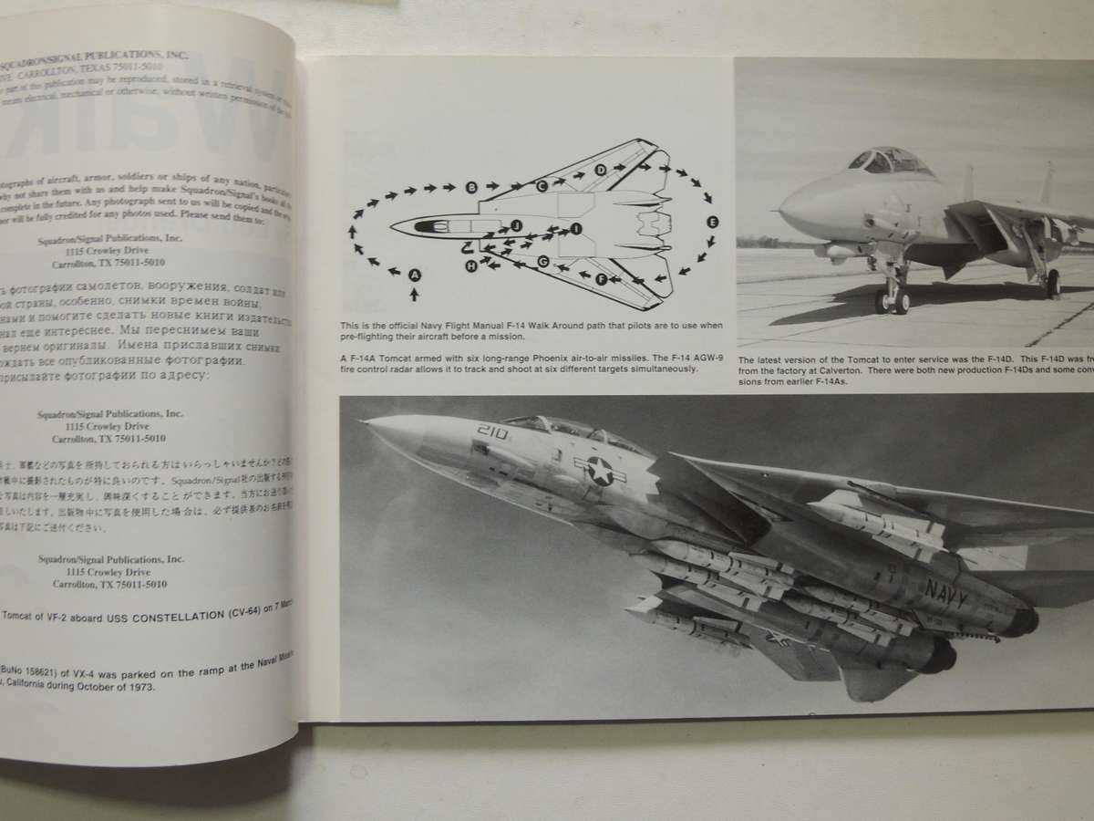 Squadron / Signal Publications Walk Around No. 3: F-14 Tomcat Walk Around - Lou Drendel