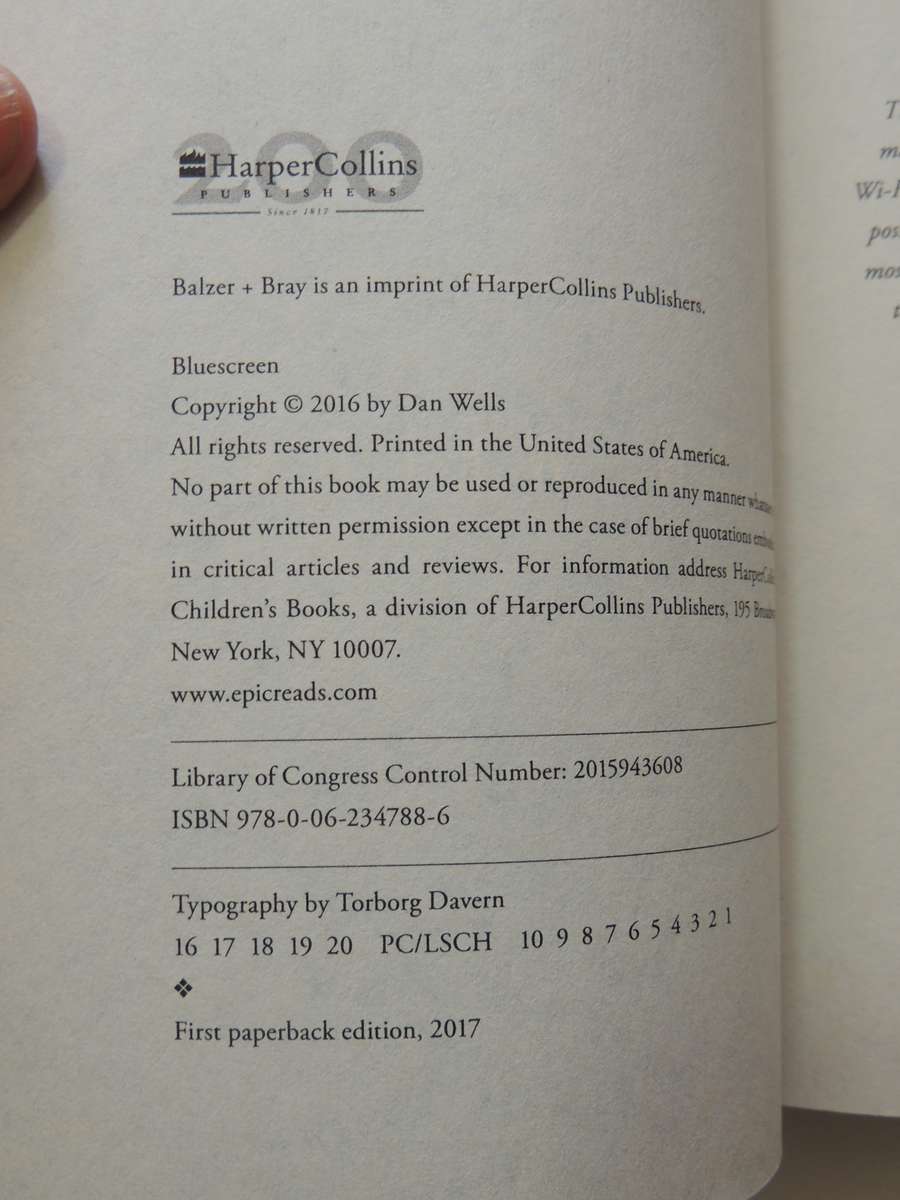 Bluescreen - A Mirador Novel - Dan Wells