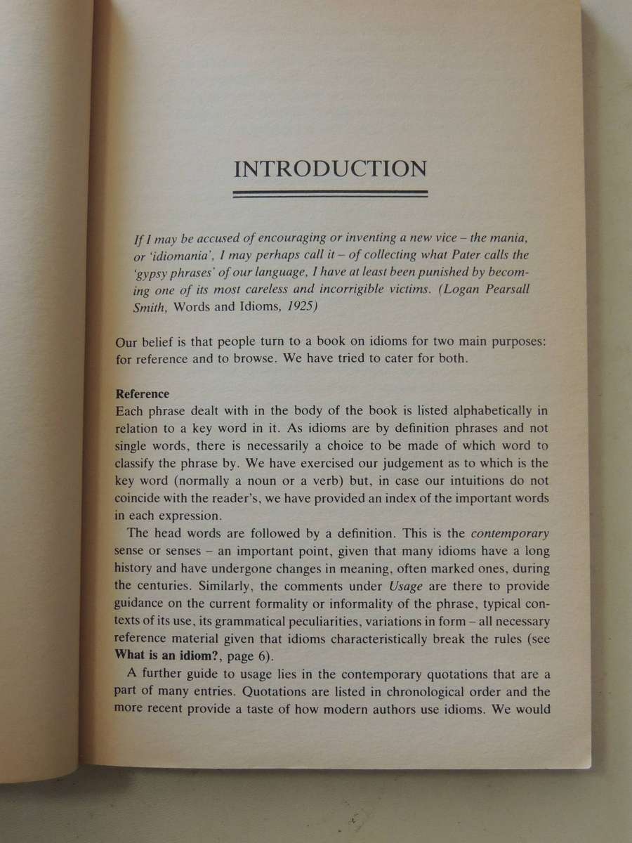 Dictionary Of Idioms And Their Origins- Linda & Roger Flavell