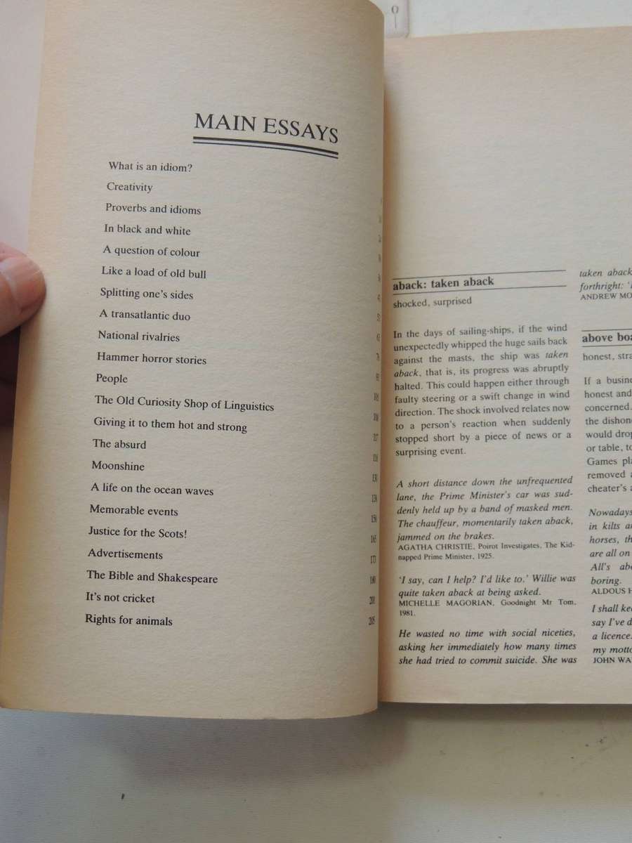 Dictionary Of Idioms And Their Origins- Linda & Roger Flavell