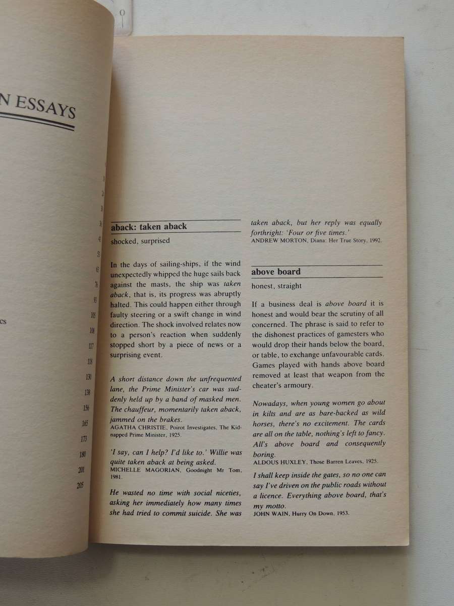 Dictionary Of Idioms And Their Origins- Linda & Roger Flavell