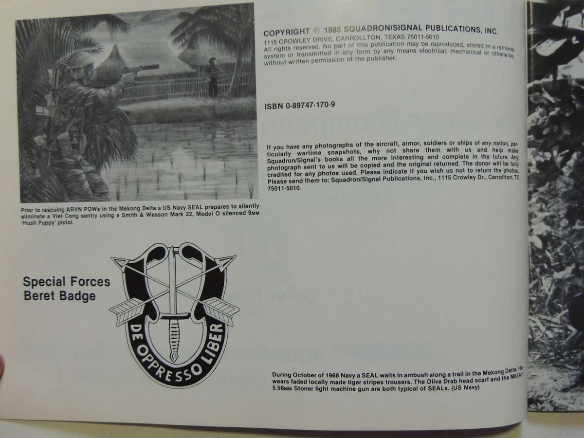 Squadron/Signal Publications Combat Troops No. 7: US Elite Forces - Vietnam-  Leroy Thompson