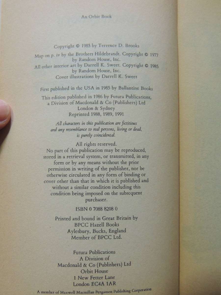 The Wishsong Of Shannara - Terry Brooks