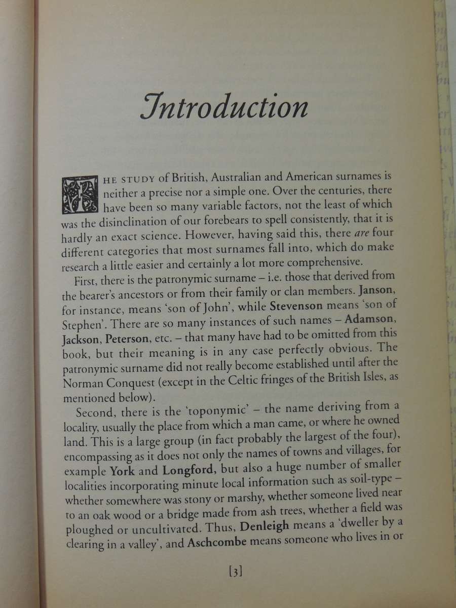 Stufflebeem, Brockway & Sturt: The Origins Of Our Surnames - Shelley Klein