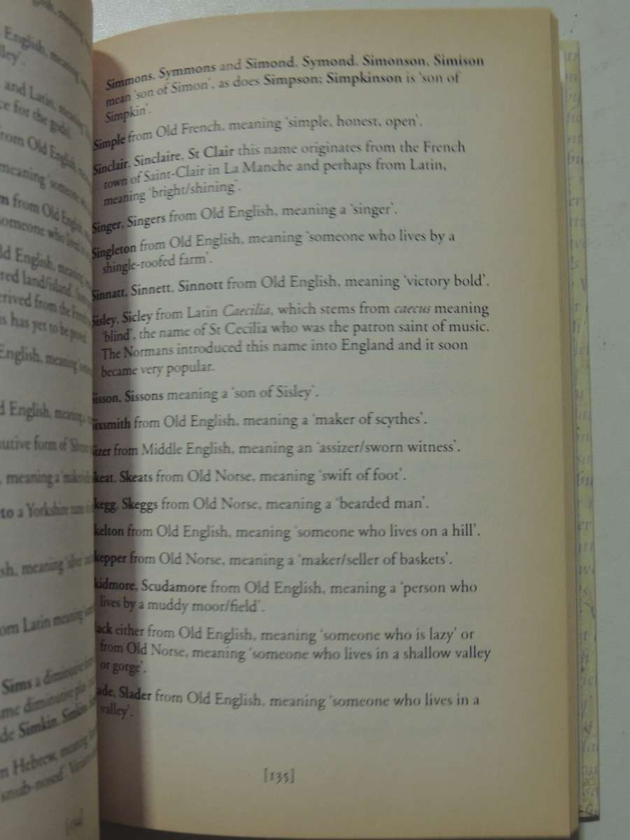 Stufflebeem, Brockway & Sturt: The Origins Of Our Surnames - Shelley Klein