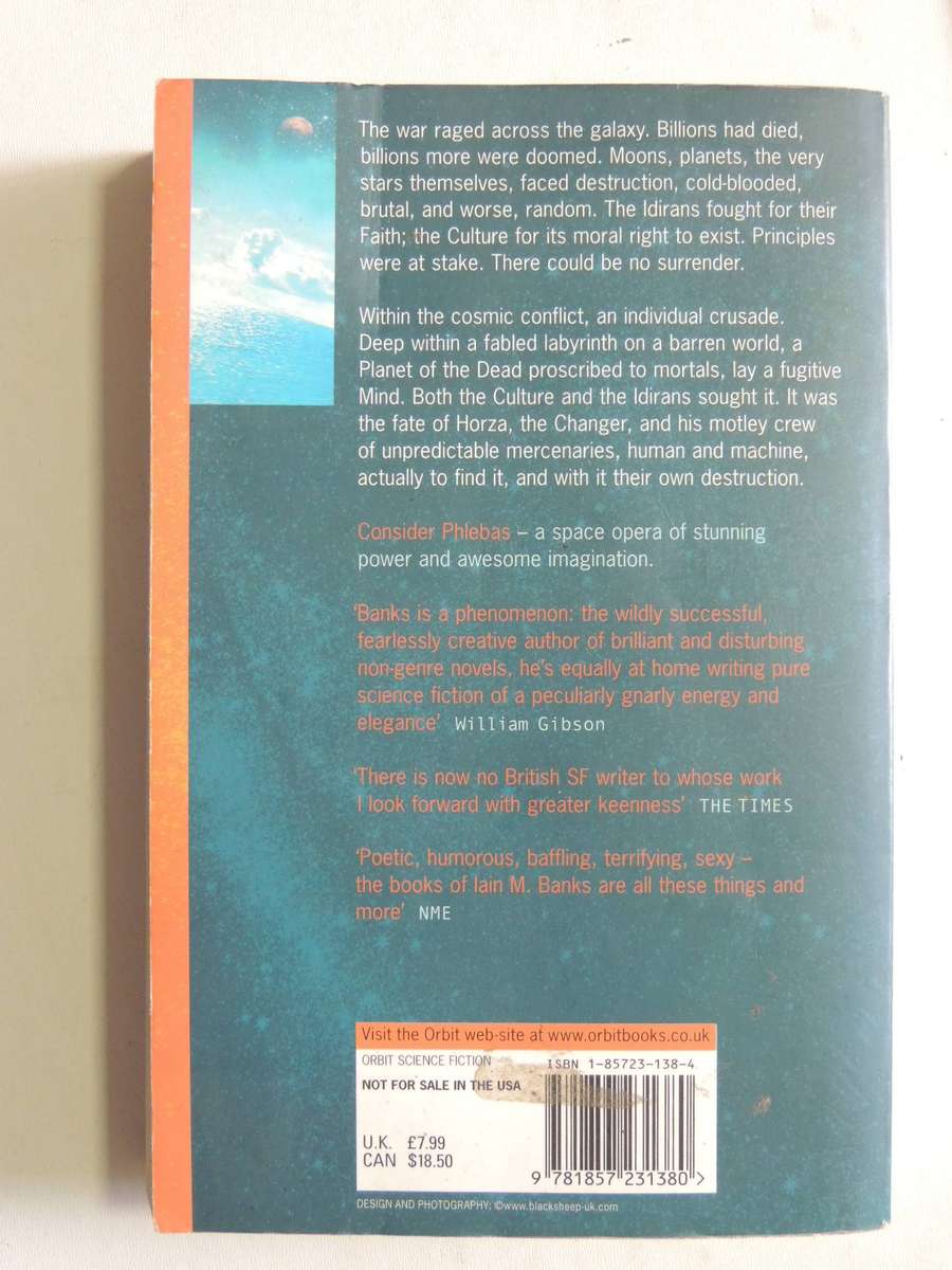 Consider Phlebas- Iain M. Banks