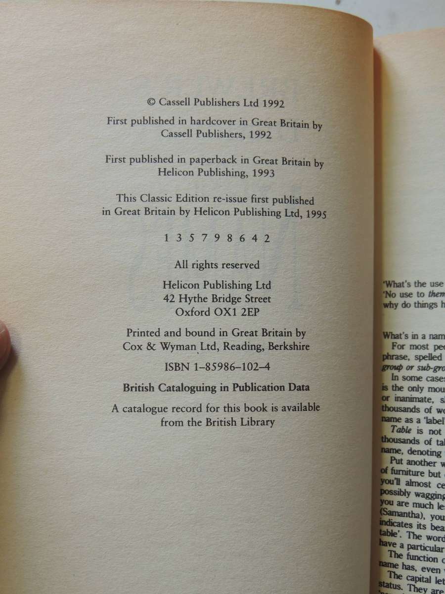 Brewer's Dictionary Of Names: People & Places & Things - Adrian Room