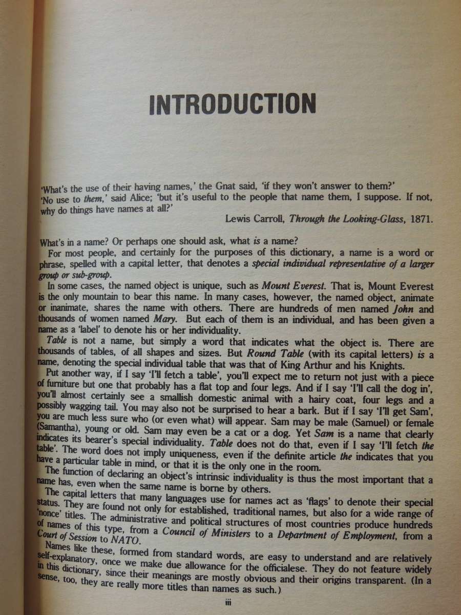 Brewer's Dictionary Of Names: People & Places & Things - Adrian Room