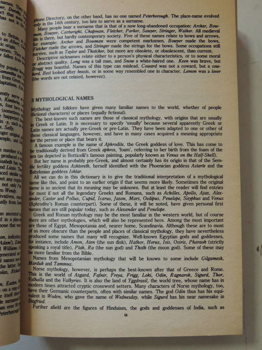 Brewer's Dictionary Of Names: People & Places & Things - Adrian Room