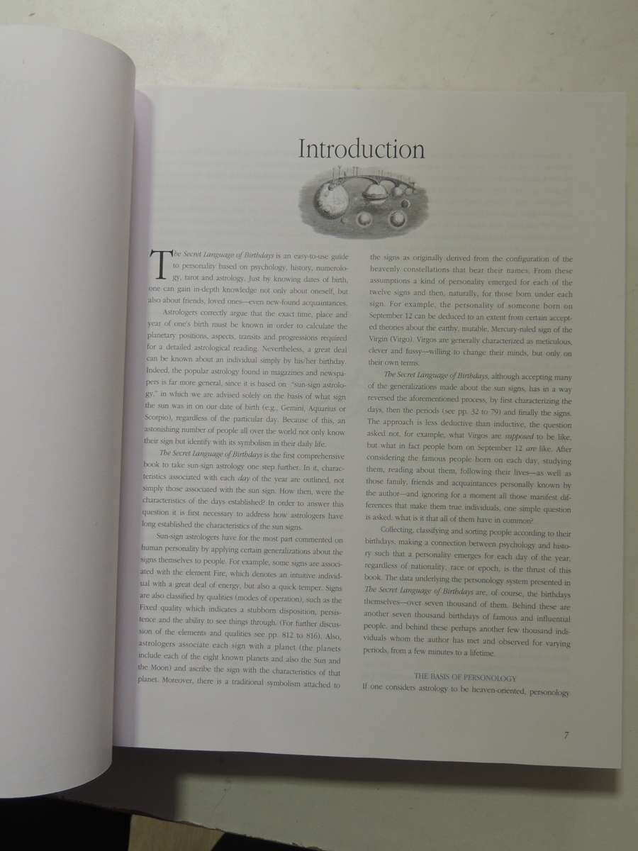 The Secret Language of Birthdays, Personolology Profiles for Each Day of the YearGary Goldschneider