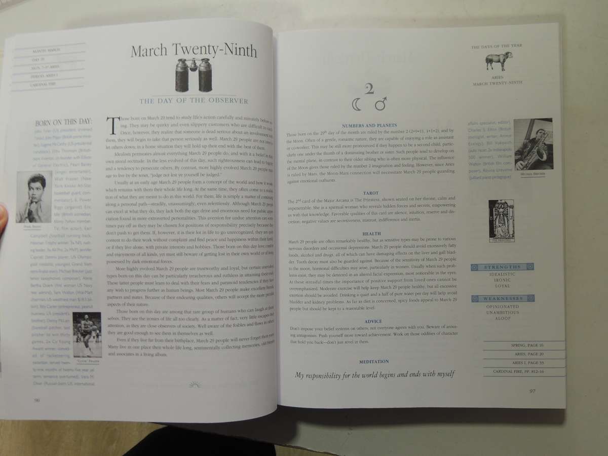 The Secret Language of Birthdays, Personolology Profiles for Each Day of the YearGary Goldschneider