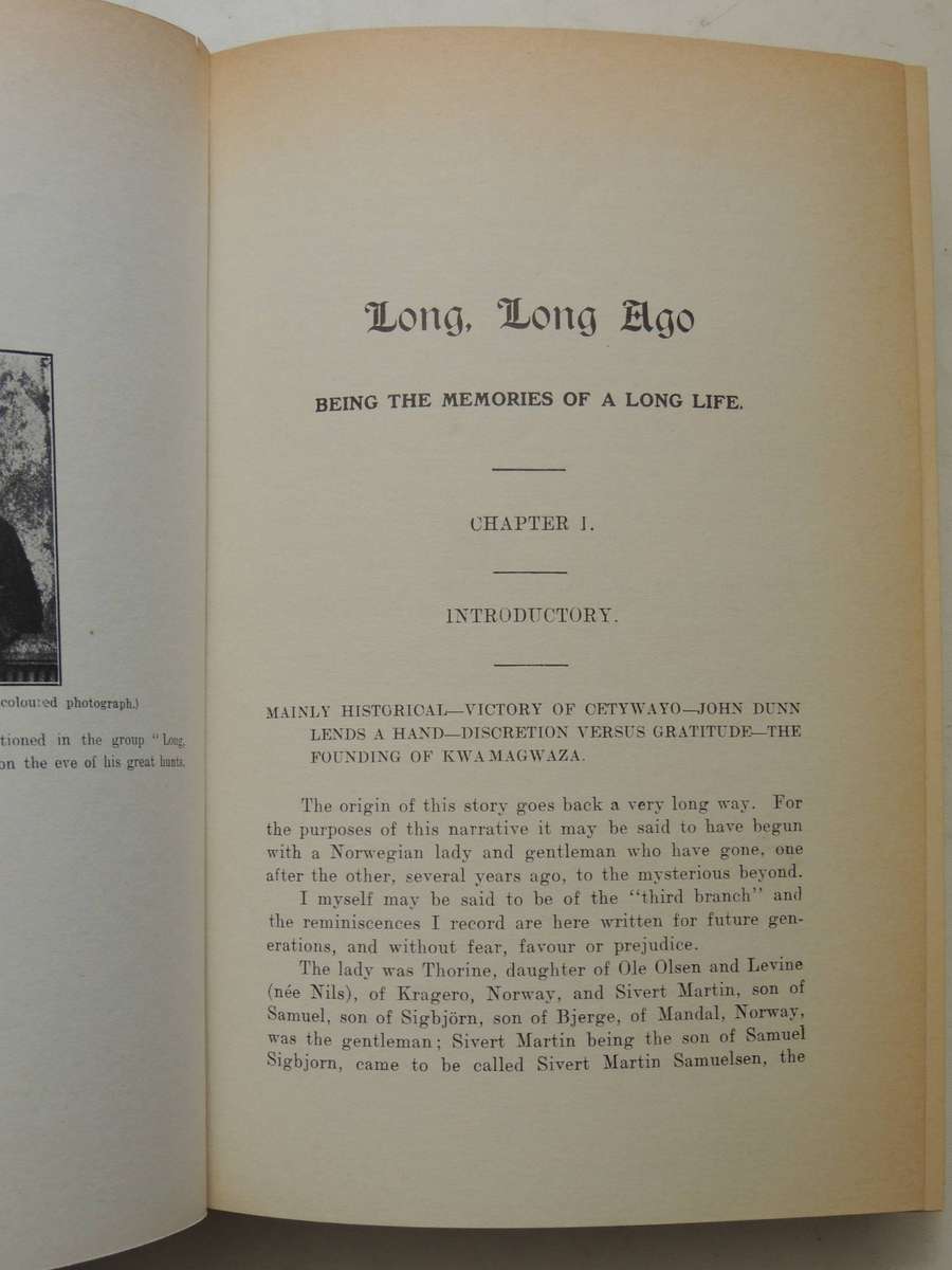 Long Long Ago - R.C. Samuelson   Facsimile Limited Reproduction Of 1929 Edition   847/1000