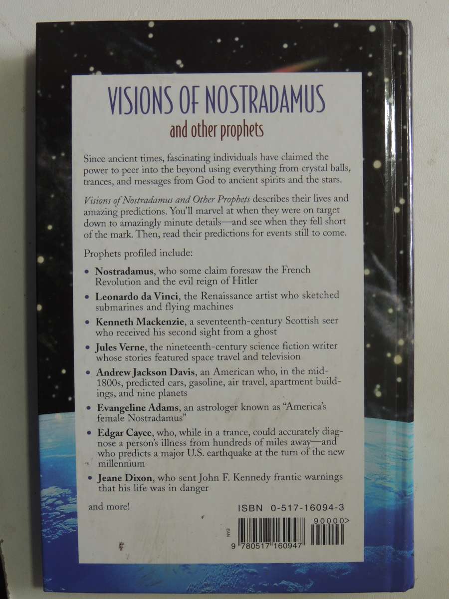 Vision Of Nostradamus And Other Prophets - Donald Wigal Ph.D.