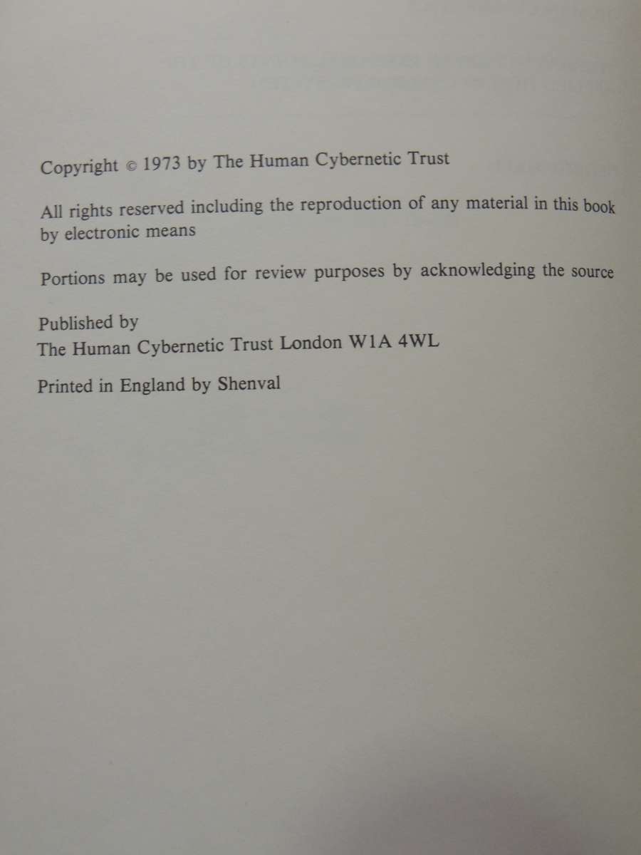 Human Cybernetics: The 77 Essential Points Of The Applied  Human Cybernetic System - George Hall