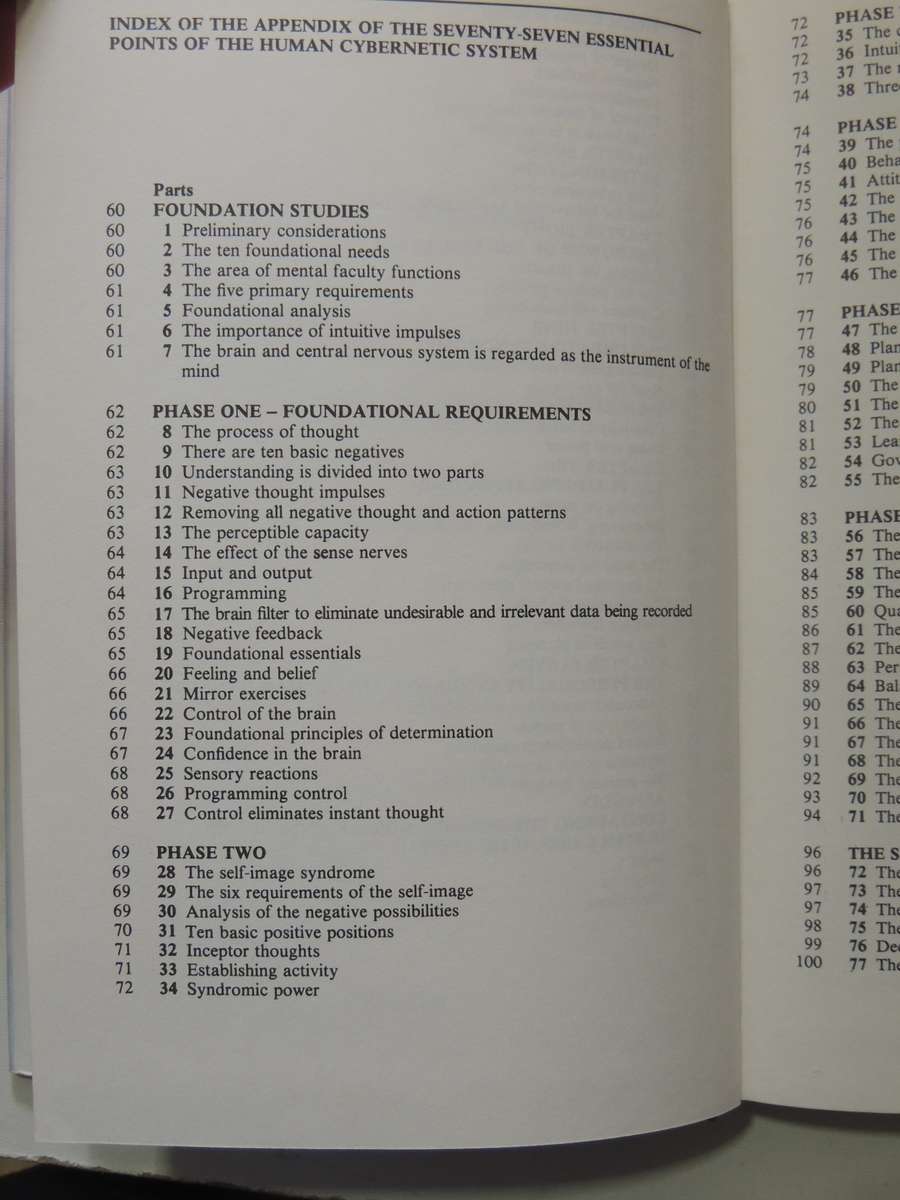 Human Cybernetics: The 77 Essential Points Of The Applied  Human Cybernetic System - George Hall
