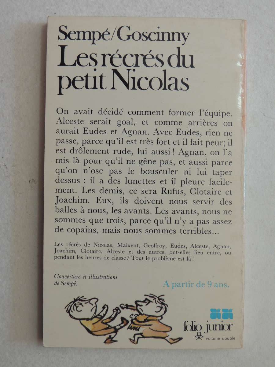 Les Recres Du Petit Nicolas - Sempe & Goscinny    (French)