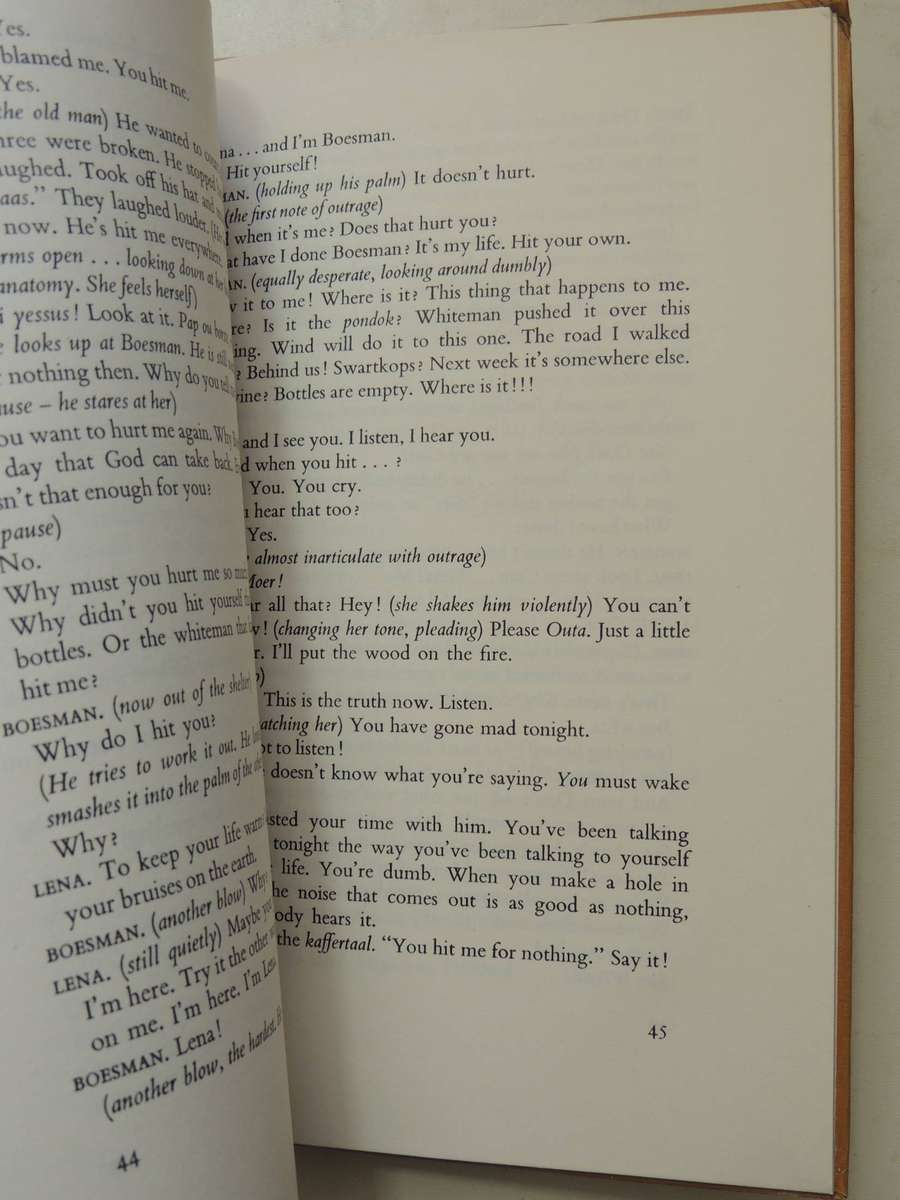 Boesman And Lena - Athol Fugard     (1st Edition 1969)