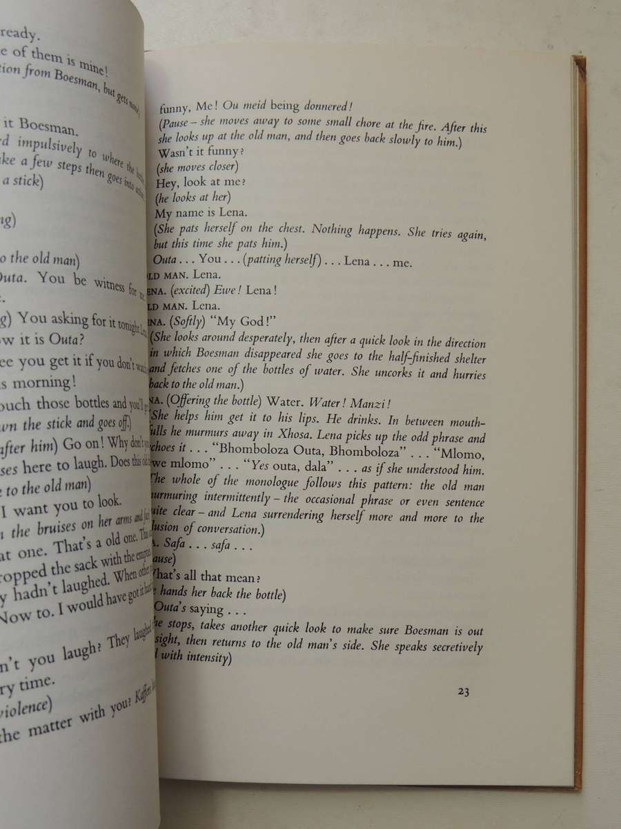 Boesman And Lena - Athol Fugard     (1st Edition 1969)