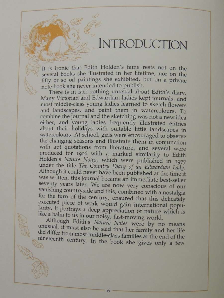 The Edwardian Lady: The Story Of Edith Holden - ed Ina Taylor