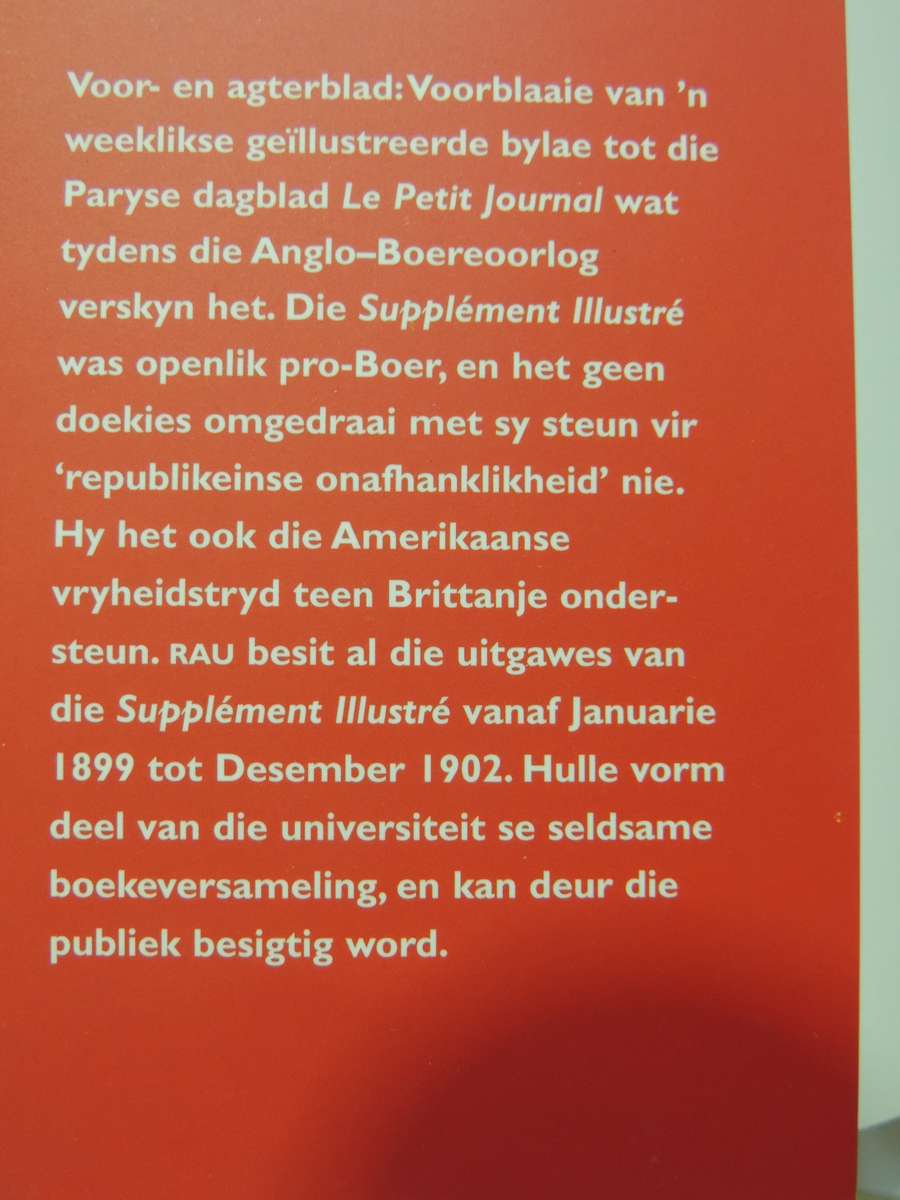 Die Anglo-Boereoorlog: Herdenkingslesings Aan Die Randse Afrikaanse Universiteit, 1999 Very SCARCE