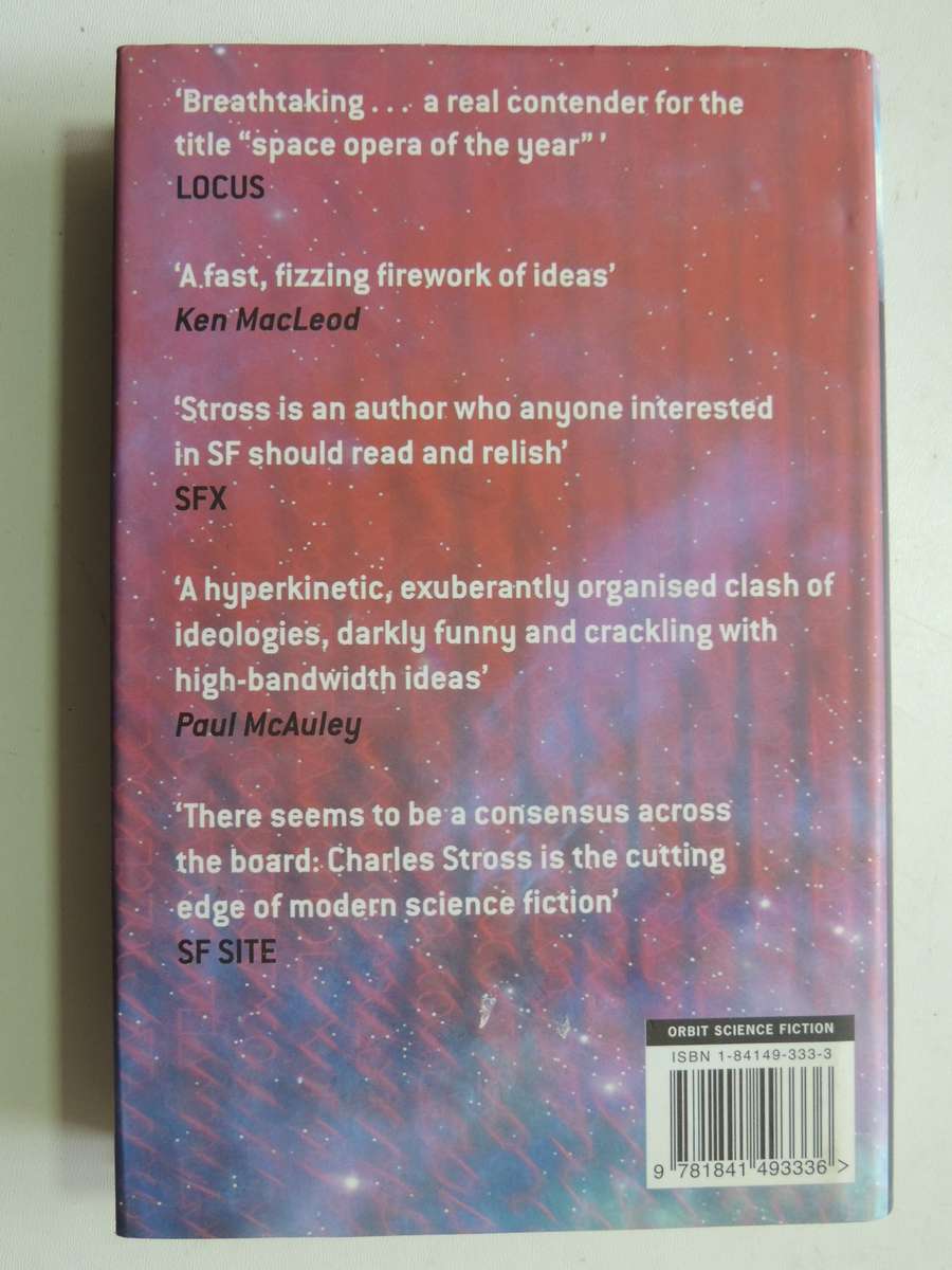 Singularity Sky - Charles Stross  1st British Ed 2004, Author's 1st Novel Hard Cover  First Edition