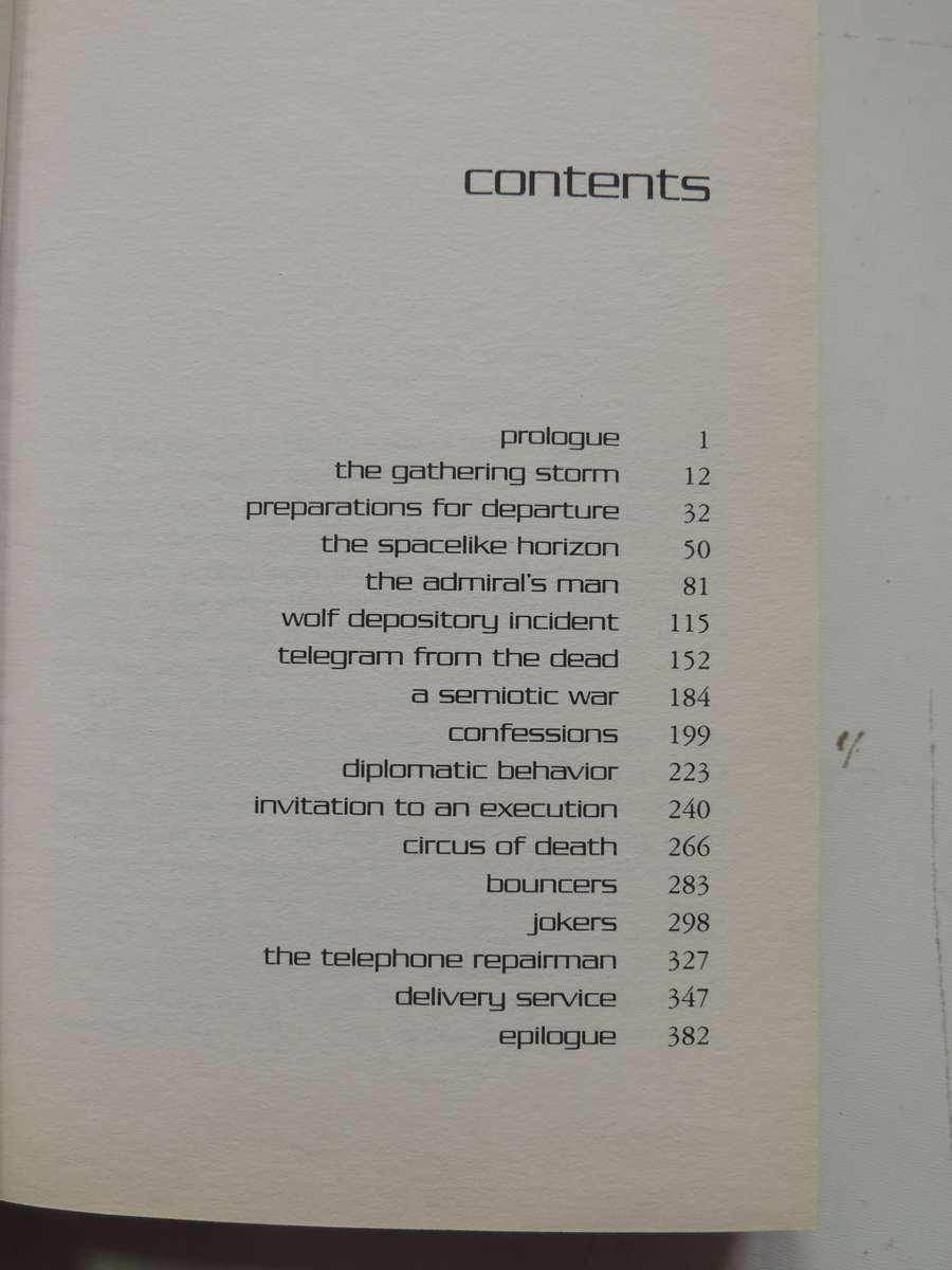Singularity Sky - Charles Stross  1st British Ed 2004, Author's 1st Novel Hard Cover  First Edition
