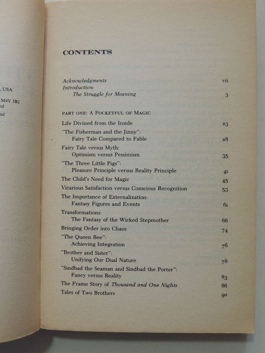 The Uses Of Enchantment: The Meaning And Importance Of Fairy Tales - Bruno Bettelheim