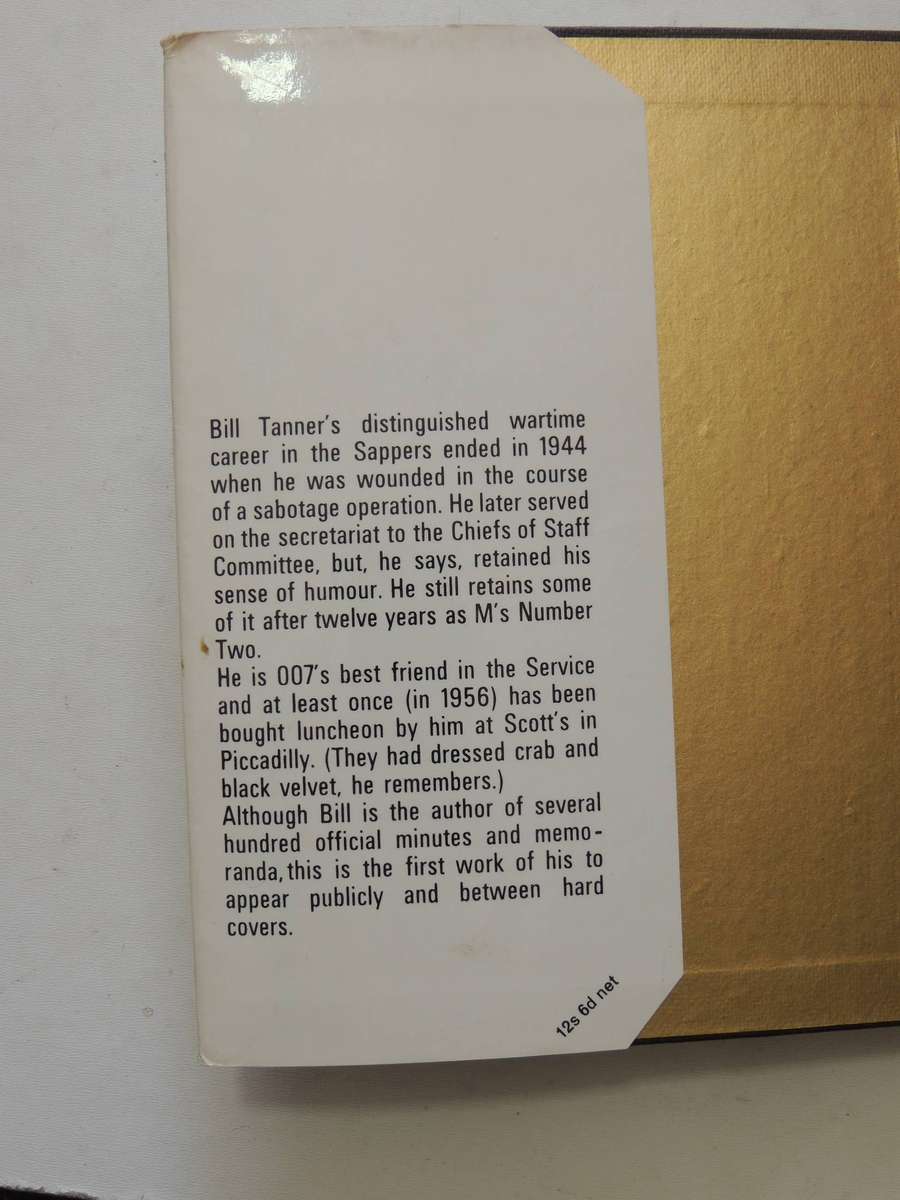 The Book Of Bond Or Every Man His Own 007 (As Is - The Back Of The Reversible Dust Jacket Has Been B