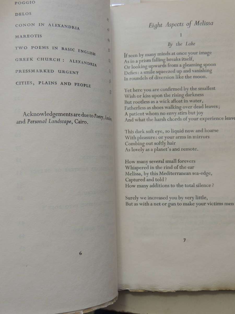 Cities, Plains And People (1st Edition 1946)- Lawrence Durrell