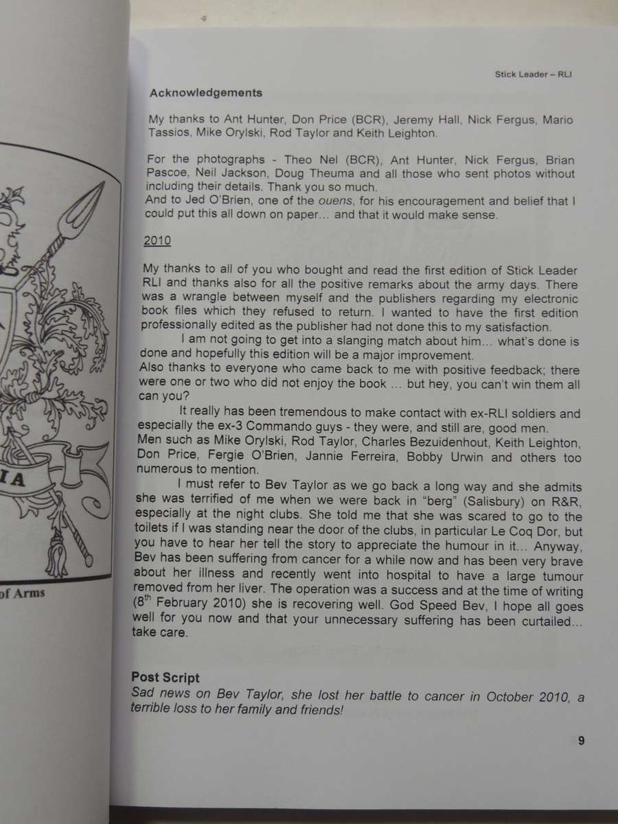 Stick Leader - 2nd Revised Edition (Signed)  Charlie Warren