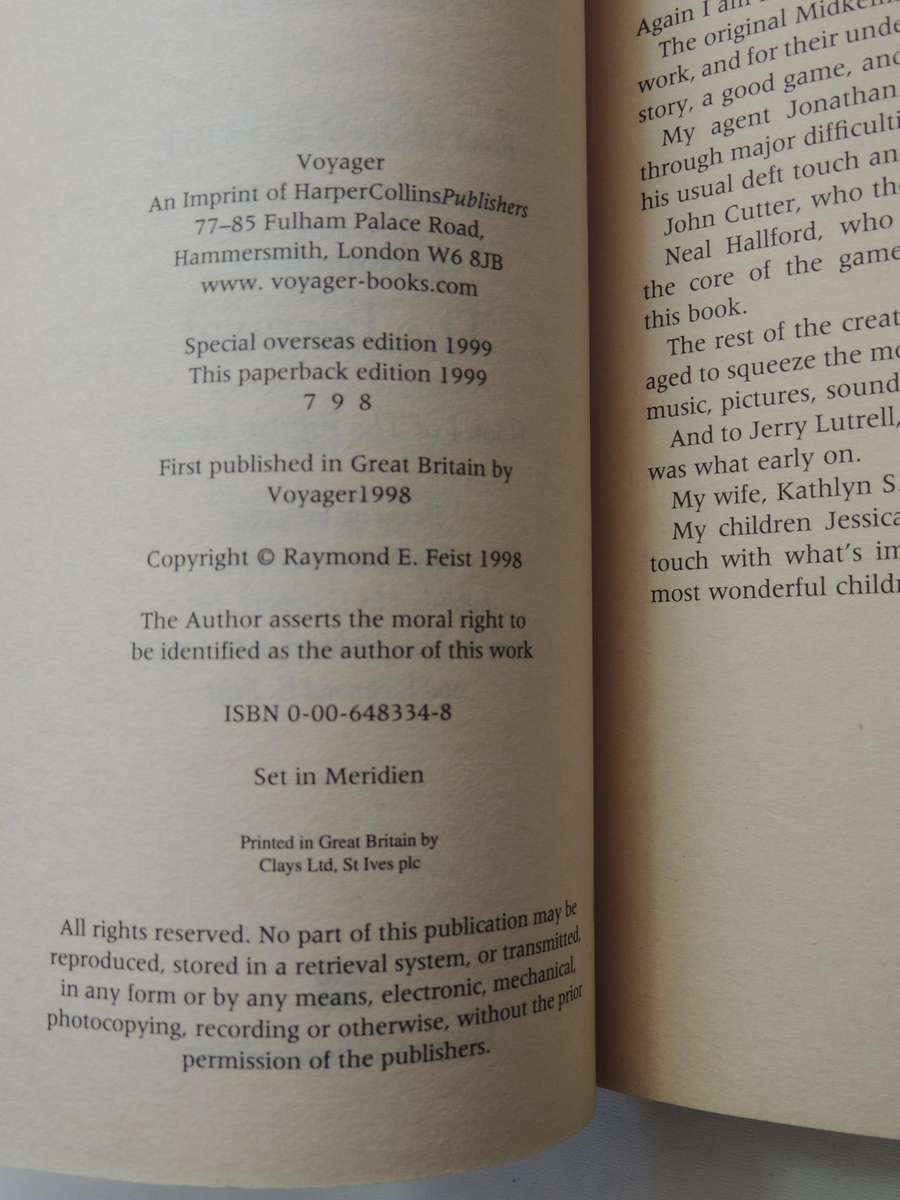 Krondor the Betrayal - Raymond E Feist