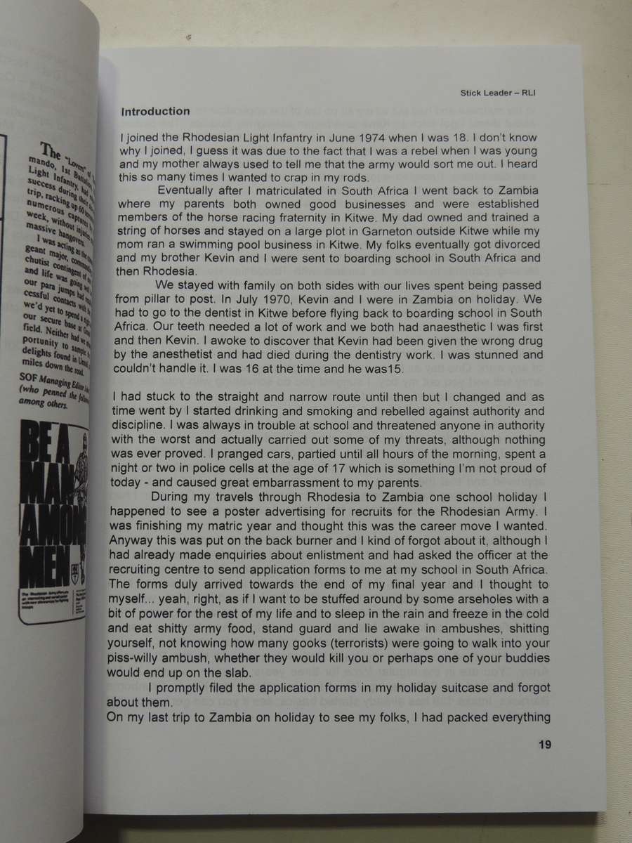 Stick Leader - 2nd Revised Edition (Signed)  Charlie Warren