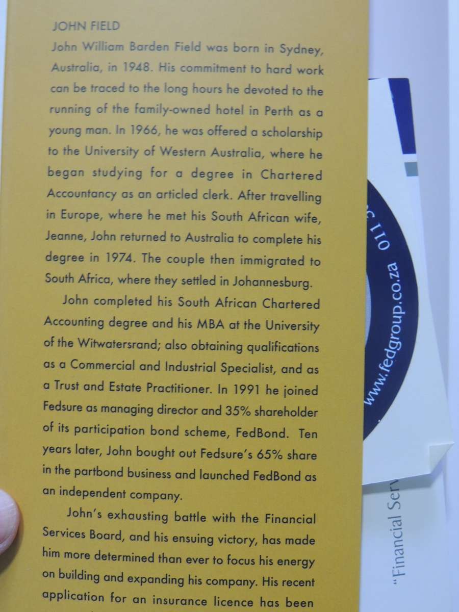 A Tiger By The Tail: The Story Behind The Fedbond Saga- Eunice Afonso