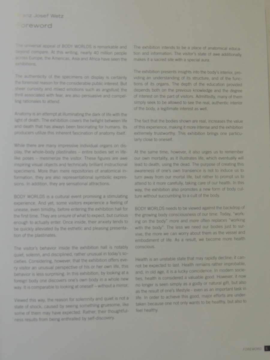 Body Worlds: The Original Exhibition - Gunther Von Hagen