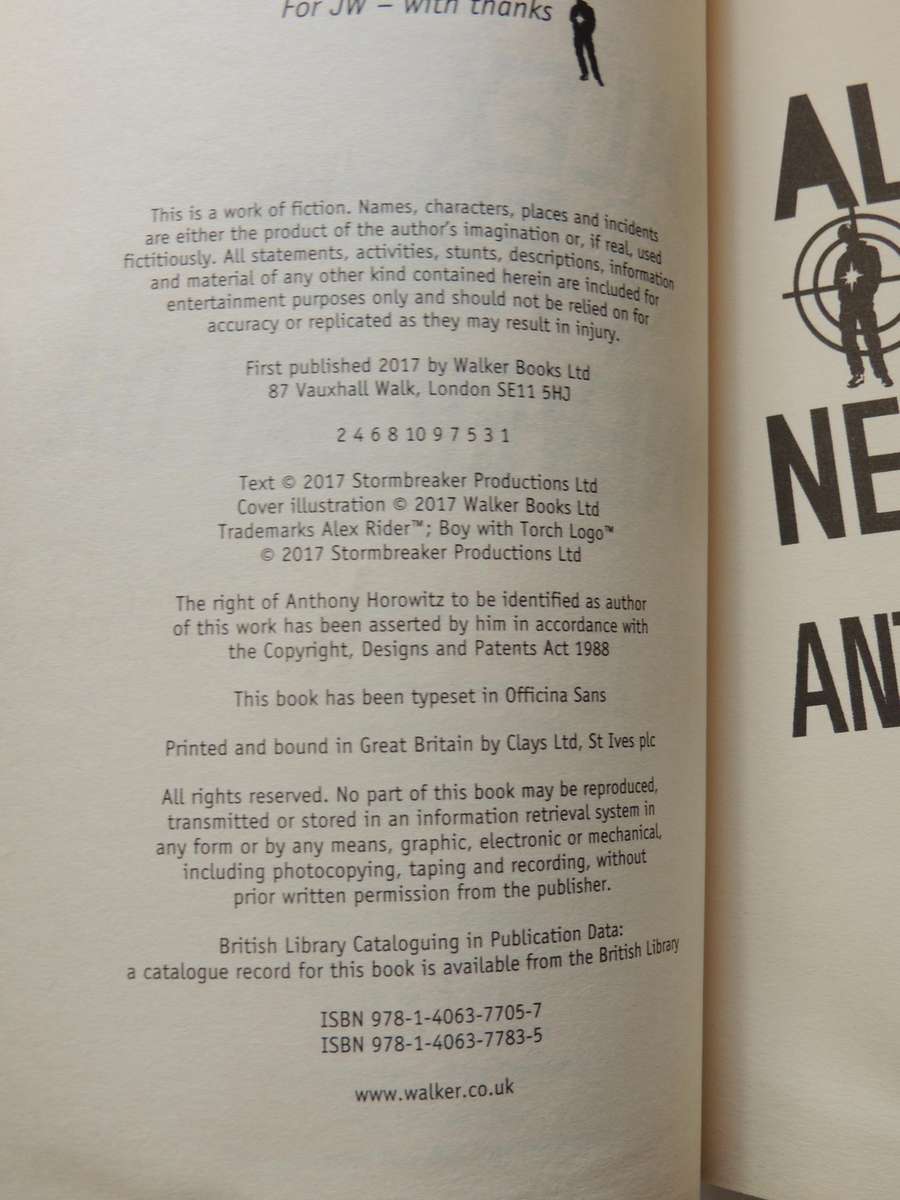 Never Say Die - Anthony Horowitz