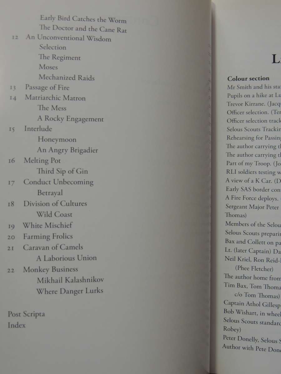 Threes Sips Of Gin:Dominating The Battlespace With Rhodesia's Elite Selous Scouts (Inscribed) T  Bax