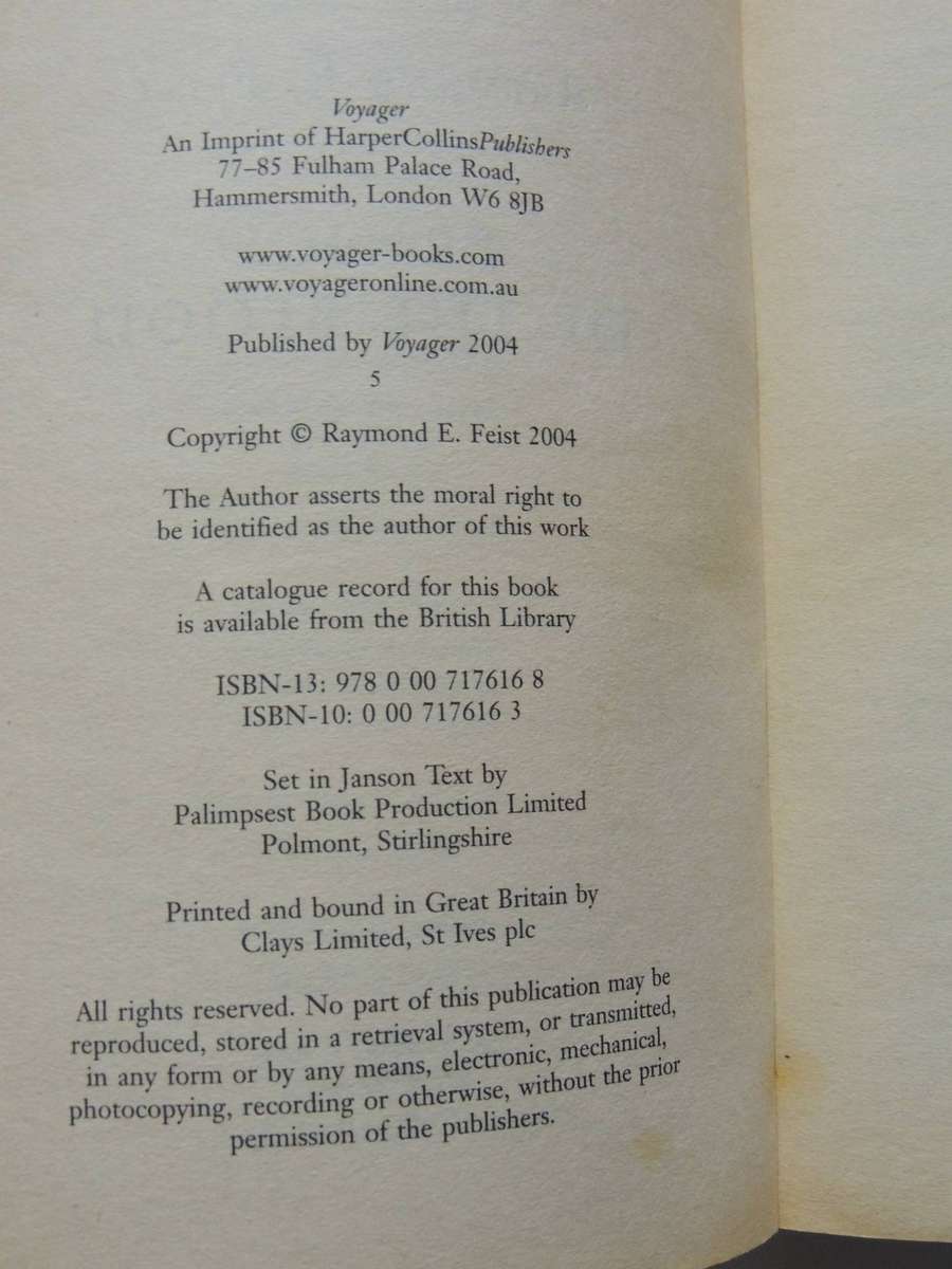 Prince Of The Blood (New Revised Edition)- Raymond E. Feist