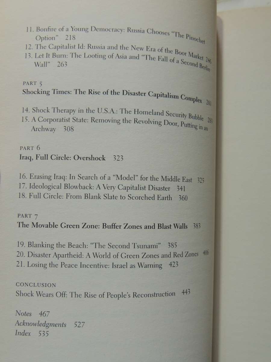 The Shock Doctrine: The Rise Of Disaster Capitalism - Naomi Klein