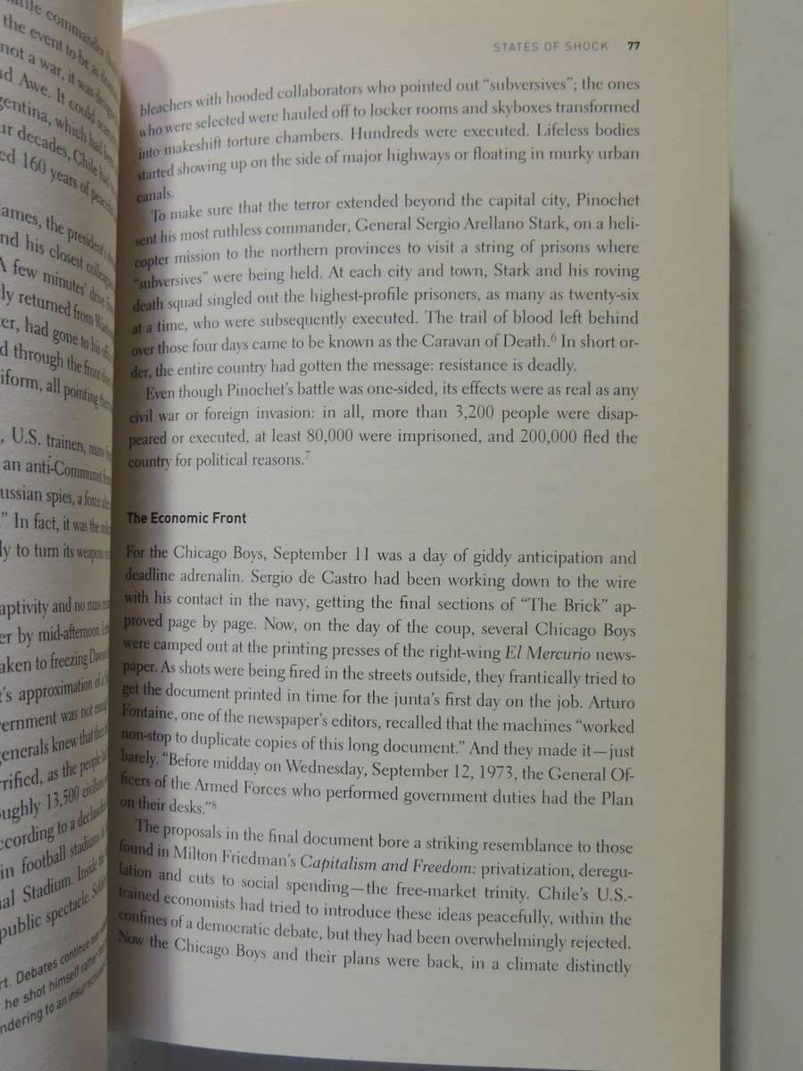 The Shock Doctrine: The Rise Of Disaster Capitalism - Naomi Klein